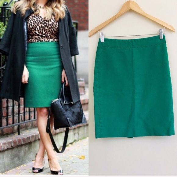 J. Crew Dresses & Skirts - J. Crew No. 2 Pencil Skirt Cotton Double Serge 00